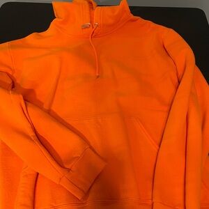 Fruit of the Loom Bright Orange Men's Hoodie